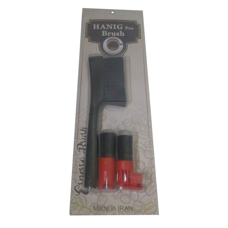 برس تمیزکننده اسپرسوساز مدل Hanig مجموعه ۳ عددی