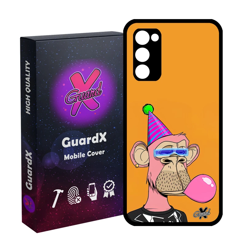کاور گارد ایکس طرح میمون مدل Glass10433 مناسب برای گوشی موبایل سامسونگ Galaxy S20 FE