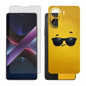 Glass Together model matte screen protector suitable for Xiaomi Poco X7 Pro mobile phone with back cover sticker