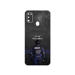 MAHOOT Police Officer Cover Sticker for Samsung Galaxy M30s