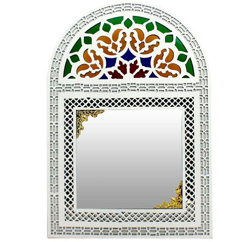 آینه دست نگار طرح پنجره سنتی کد 02-20 