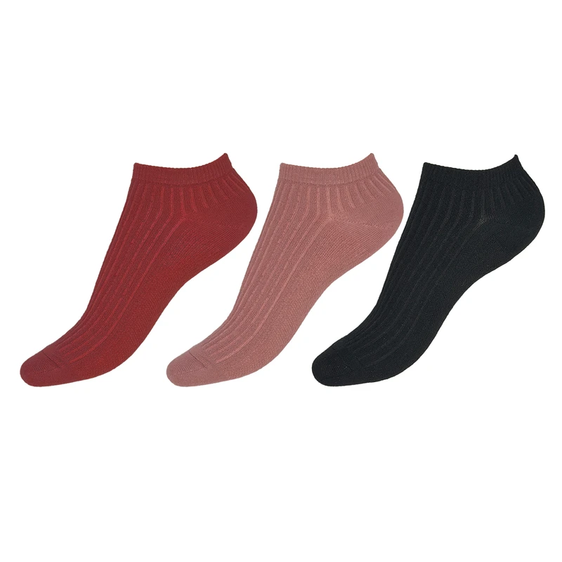 جوراب زنانه مدل کبریتی کد w2-121 بسته 3 عددی