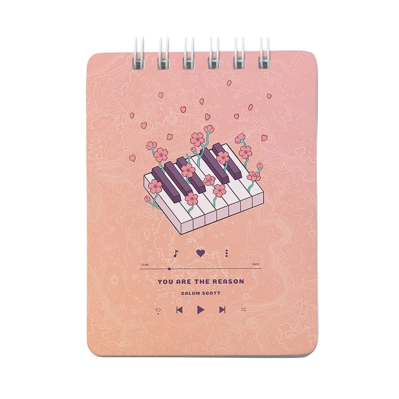 دفترچه نقاشی ۸۰ برگ پانداک مدل موزیک