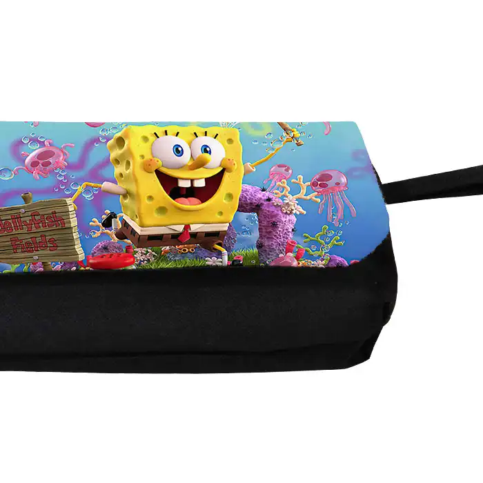 جامدادی طرح باب اسفنجی مدل دو زیپ کد 33