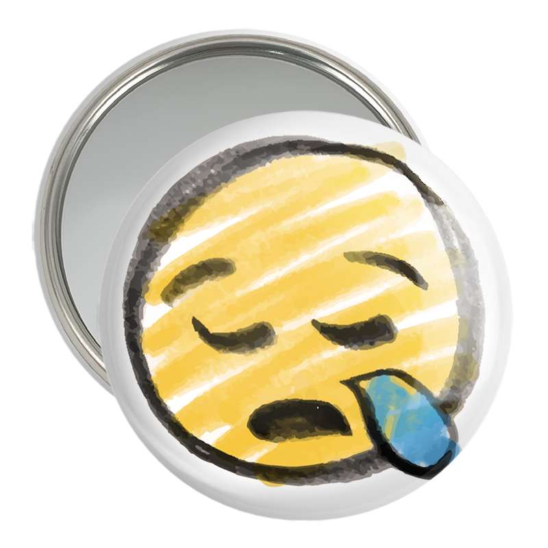 آینه جیبی خندالو مدل ایموجی Emoji  کد 3034