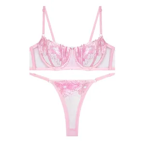 ست شورت و سوتین زنانه آنی لوکس مدل رزالین طرح گل کد 89081wi 