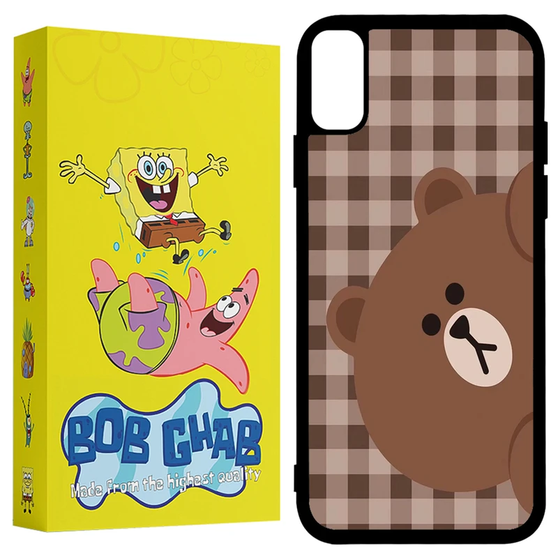 کاور باب قاب طرح خرس مدل BCPX مناسب برای گوشی موبایل اپل iPhone X / XS