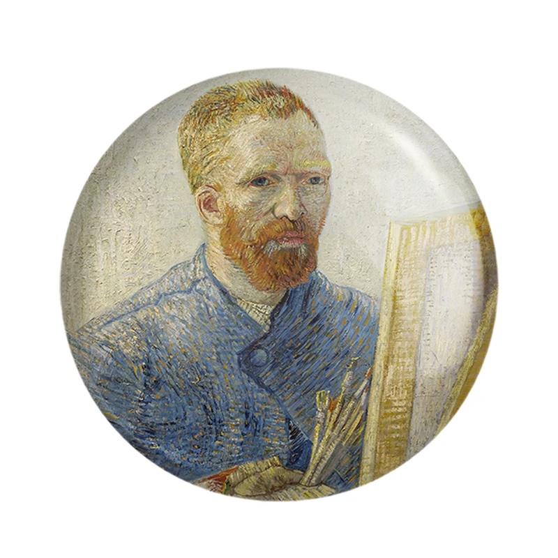 پیکسل خندالو مدل سلف پرتره ونسان ونگوگ (Van Gogh) کد 36809