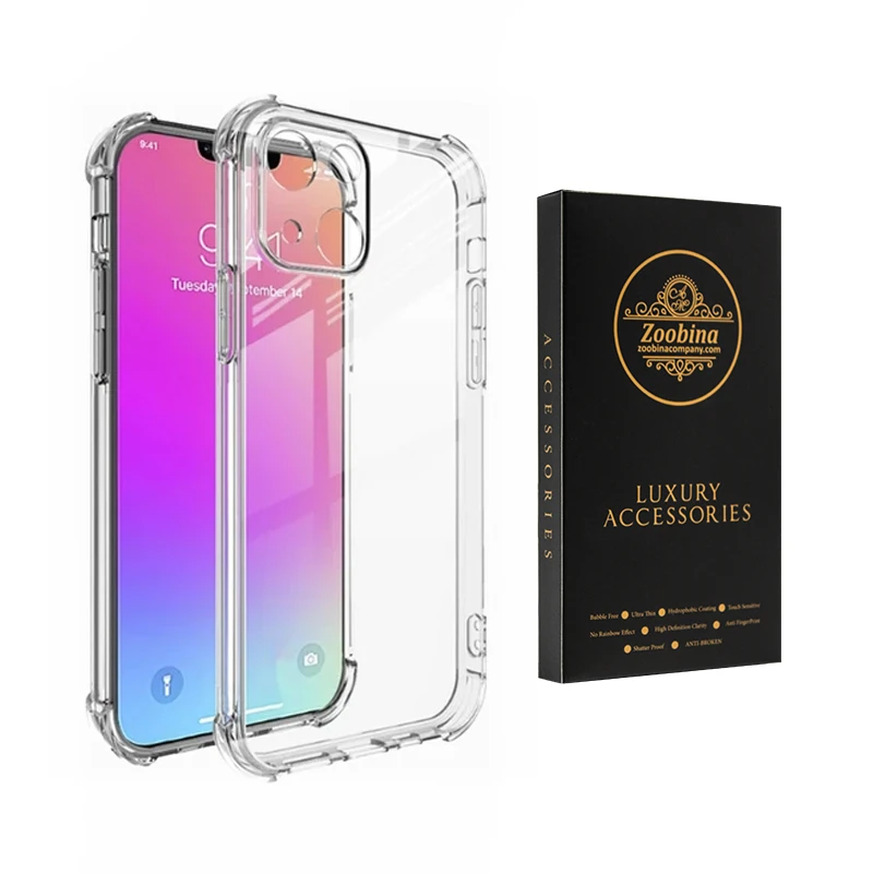 کاور زوبینا مدل Clean مناسب برای گوشی موبایل اپل iPhone 13 