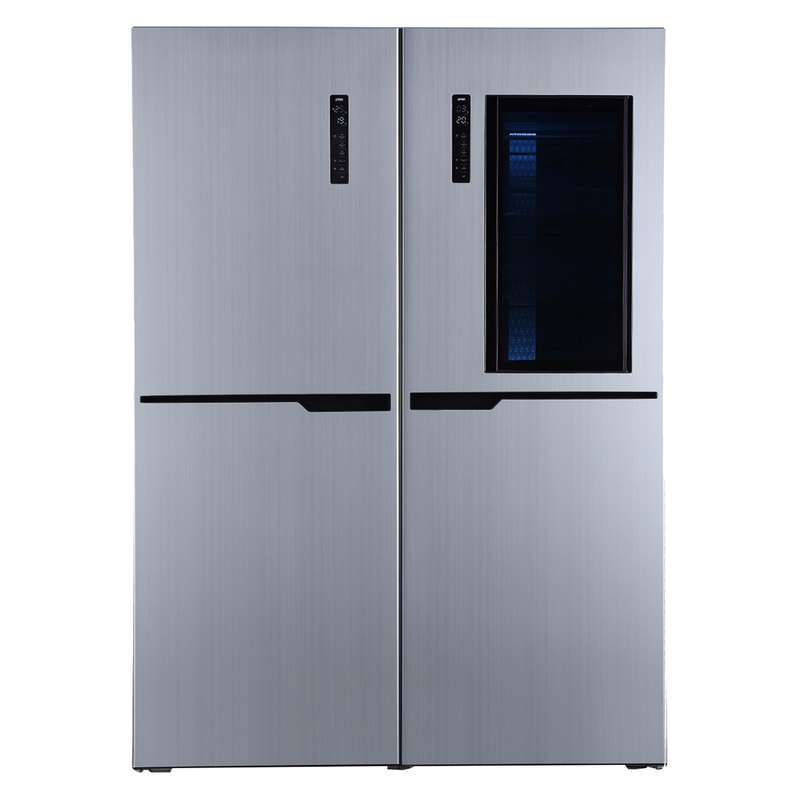 یخچال فریزر دوقلو 40 فوت استیلون مدل STORM PLUS، دارای اخطار باز ماندن درب و یخساز دستی، ارتفاع 200، پهنای 65 و عمق 65 سانتی‌ متر، میزان مصرف انرژی C، دارای 8 طبقه در یخچال و 8 طبقه در فریزر