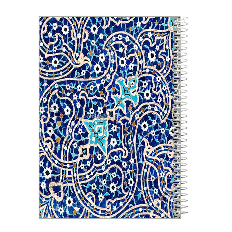 دفتر زبان 60 برگ طرح سنتی اسلیمی z617