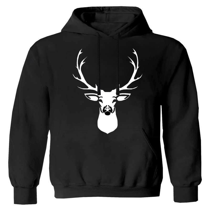 هودی پسرانه مدل گوزن F21 رنگ مشکی