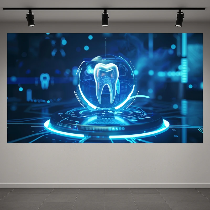 پوستر طرح فناوری پزشکی مدل دندان دیجیتال کد AR3059247