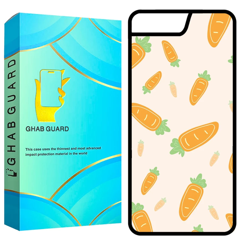  کاور قاب گارد طرح هویج مدل GCHP7P مناسب برای گوشی موبایل اپل iPhone 7 Plus / 8 Plus