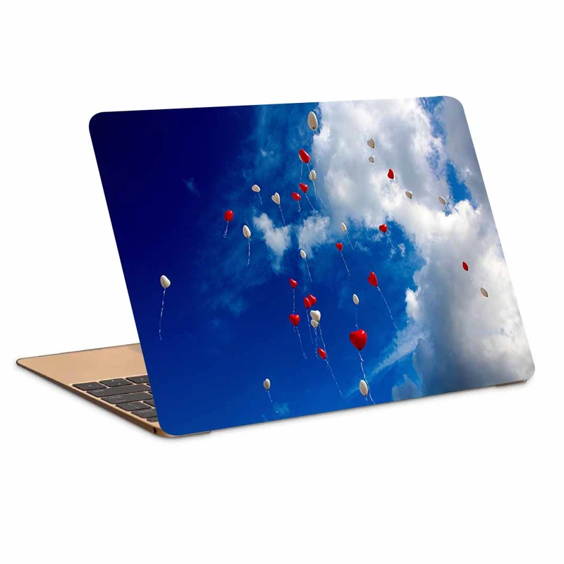 استیکر لپ تاپ طرح balloons sky clouds کد p-1024 مناسب برای لپ تاپ 15.6 اینچ