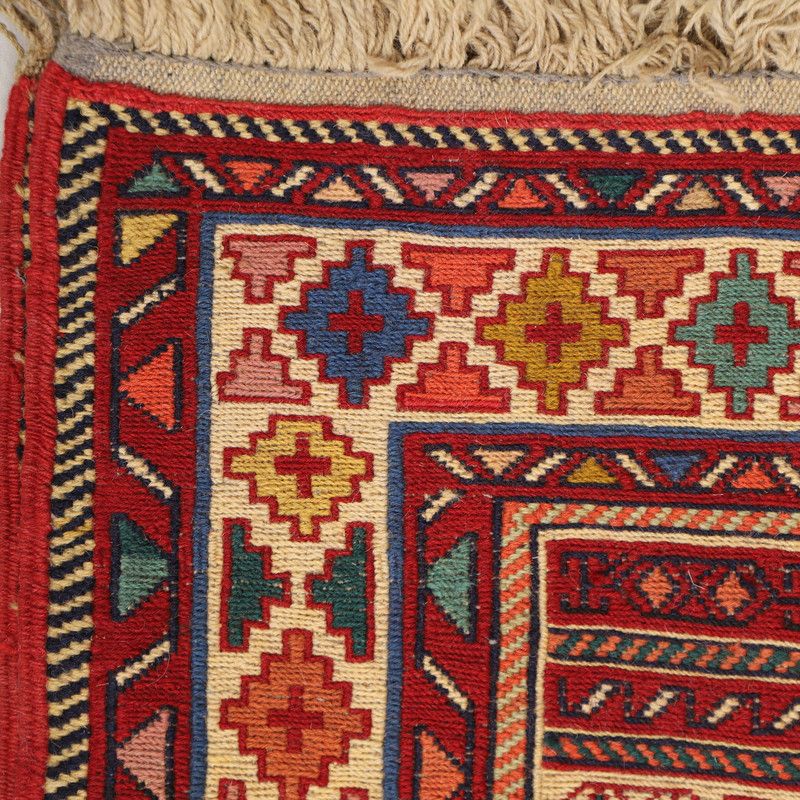 گلیم دستبافت نیم متری مدل ورنی کد 40201192