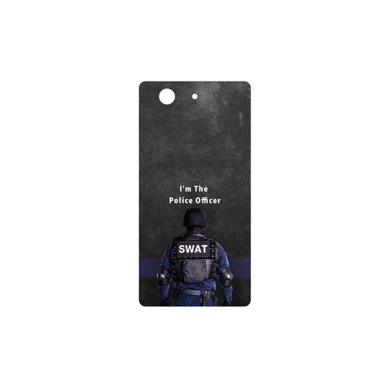 برچسب پوششی ماهوت مدل Police Officer مناسب برای گوشی موبایل سونی Xperia Z3 Compact