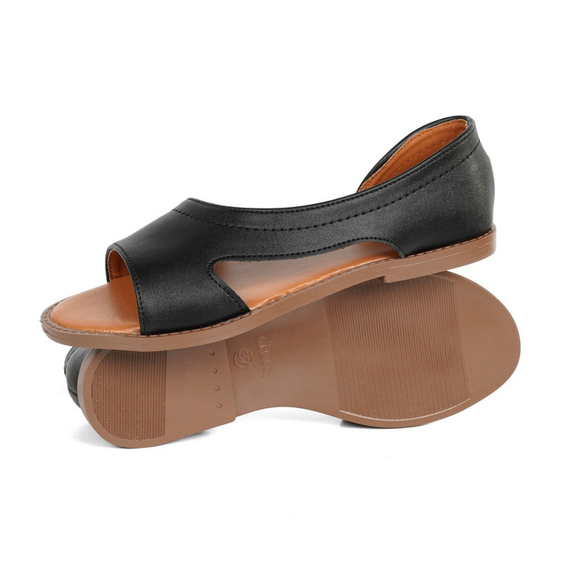 صندل زنانه نیکتا مدل بیتا رنگ مشکی