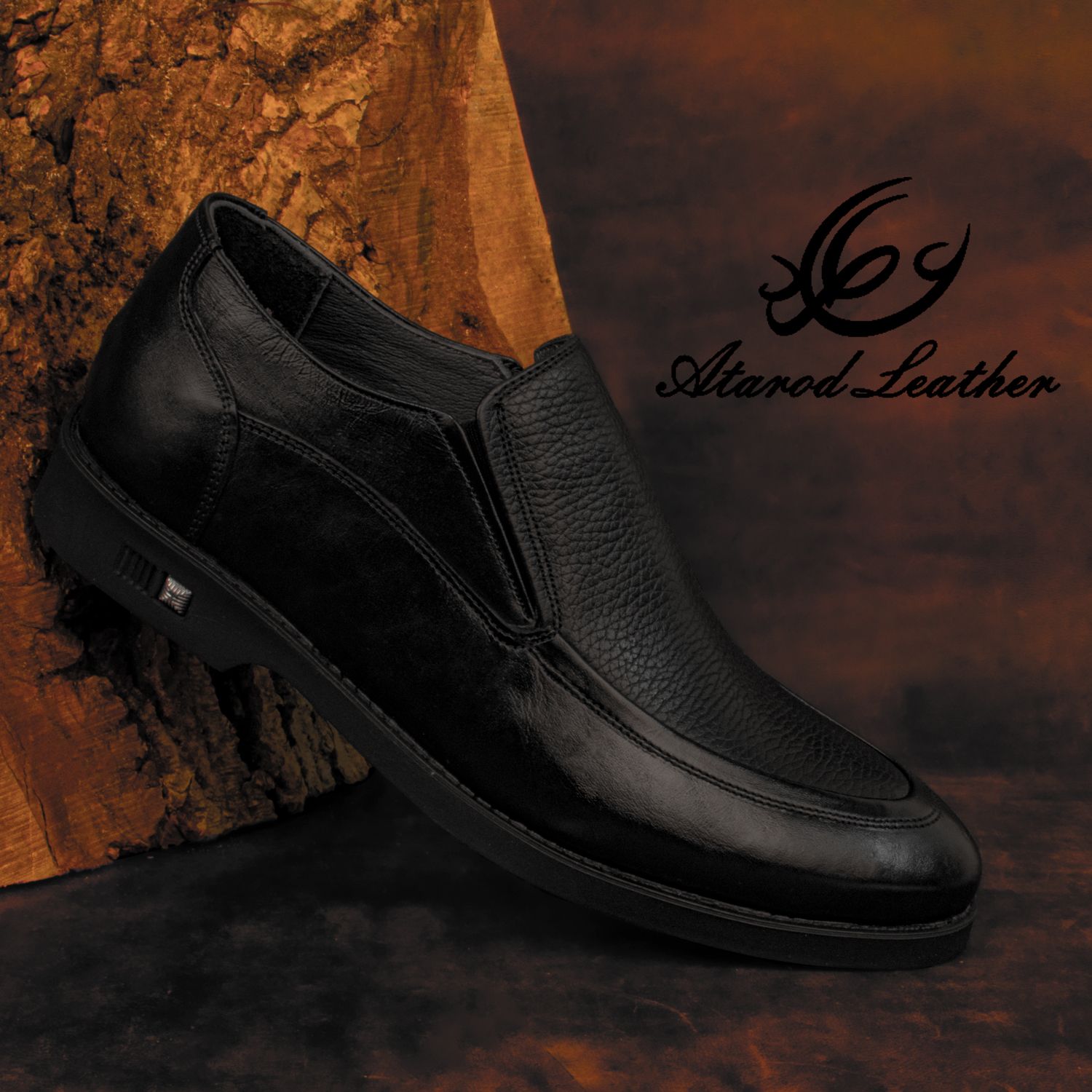 کفش مردانه چرم عطارد مدل SH09 -  - 20