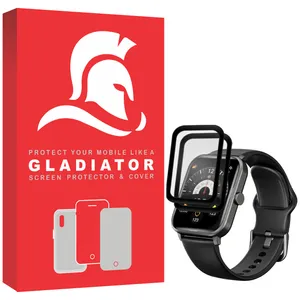محافظ صفحه نمایش گلادیاتور مدل GWP2000 مناسب برای ساعت هوشمند شیائومی QCY GTS بسته دو عددی