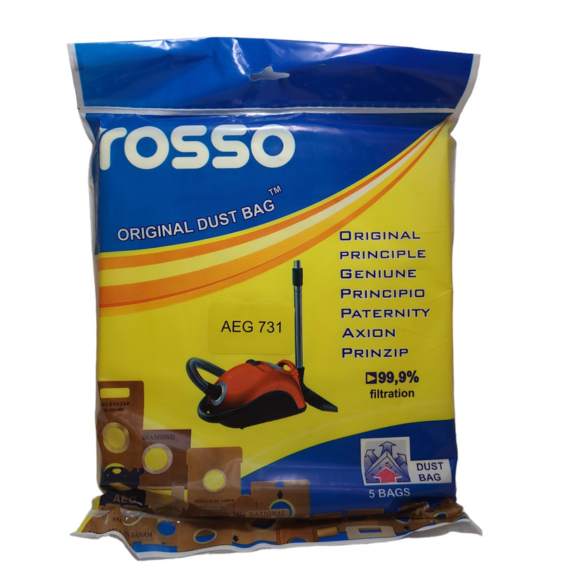 پاکت جاروبرقی مدل 731 مناسب برای جاروبرقی آاگ بسته 5 عددی