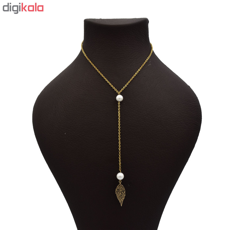 گردنبند طلا 18 عیار زنانه الن نار مدل برگ ELN4272880