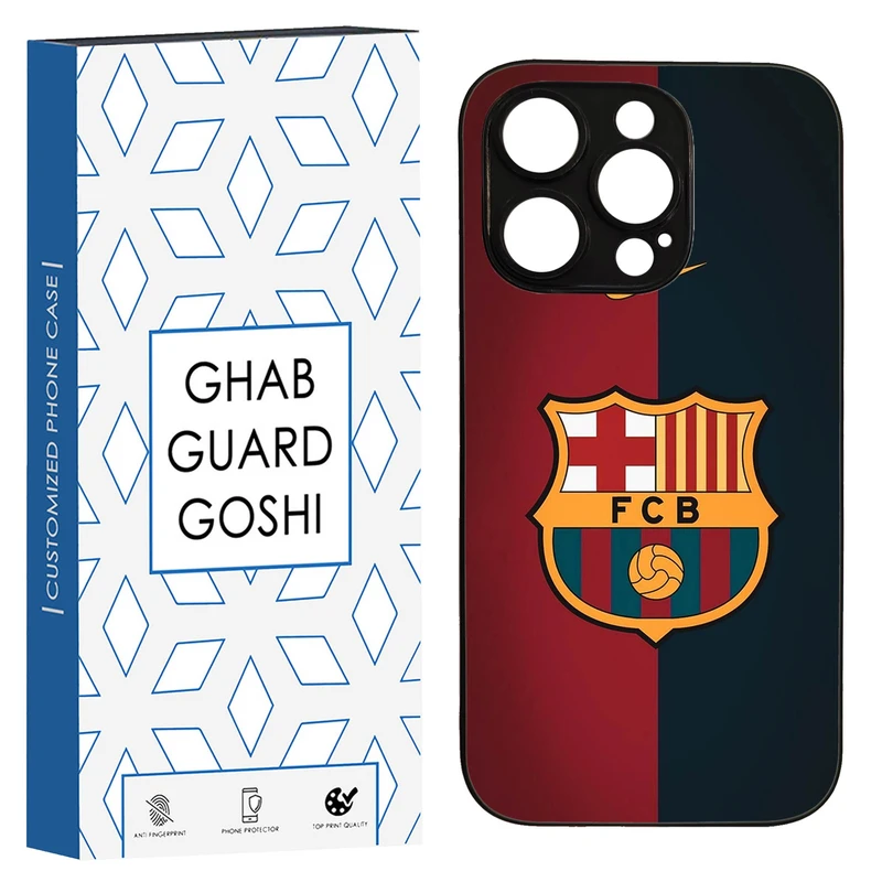 کاور قاب گارد گوشی طرح تیم بارسلونا کد TPU-090 مناسب برای گوشی موبایل اپل Iphone 13 PRO