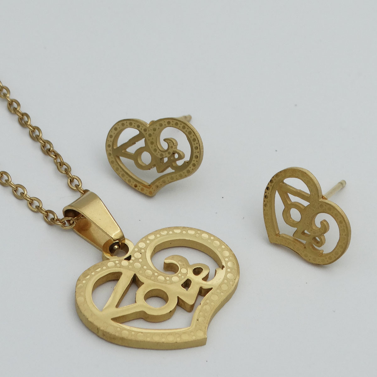 نیم ست دخترانه مدل قلب کد SZ 21 نیم ست دخترانه مدل قلب کد SZ 21