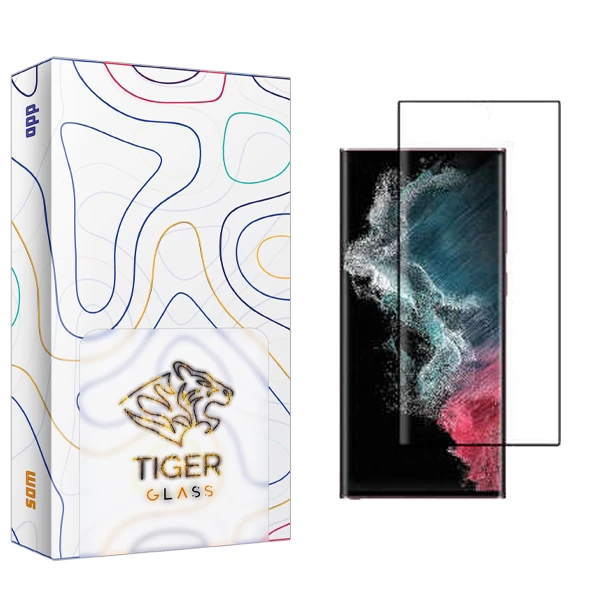 محافظ صفحه نمایش شیشه ای تایگر گلس مدل SAM مناسب برای گوشی موبایل سامسونگ Galaxy S22 Ultra 5G
