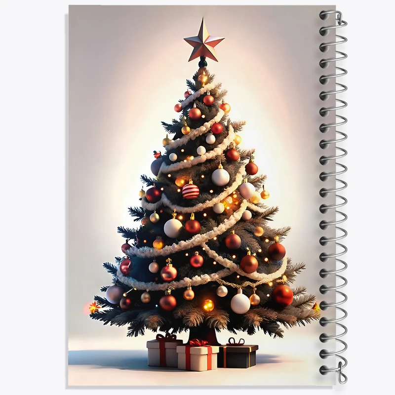 دفتر نقاشی 50 برگ خندالو طرح درخت کریسمس کد F8042