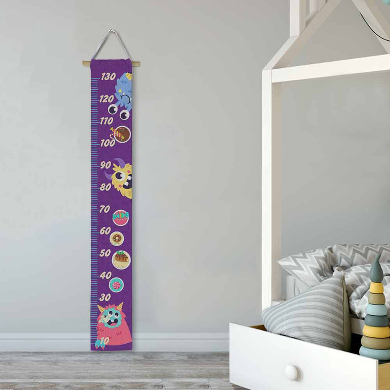 متر اندازه گیری کودک شمسه نگار مدل DTB431 طرح میکروب ها