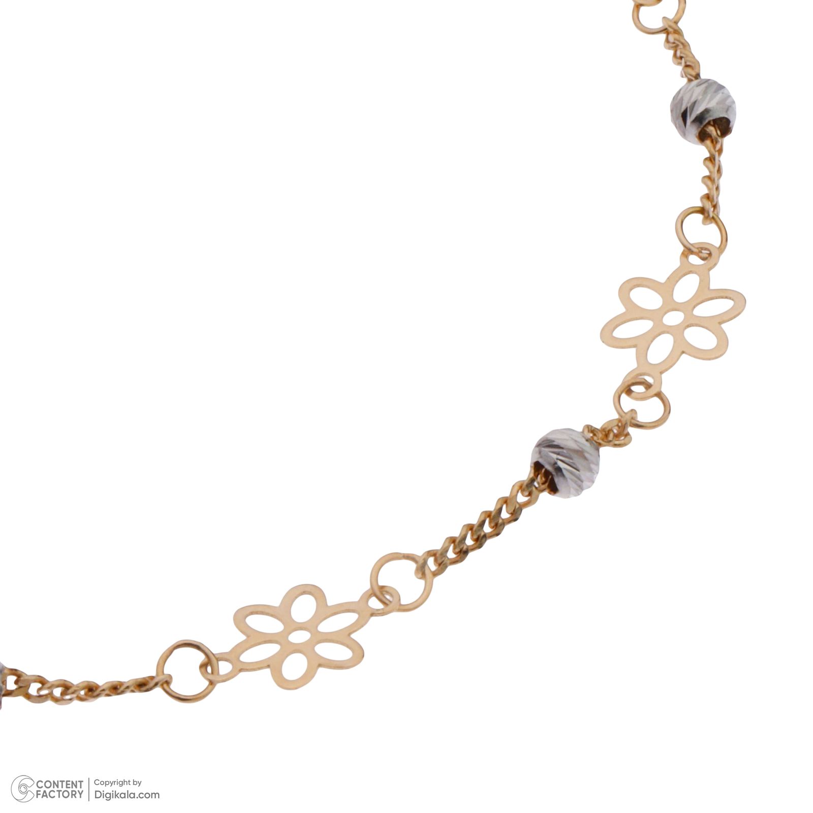 دستبند طلا 18 عیار زنانه مایا ماهک مدل MB1693 -  - 4