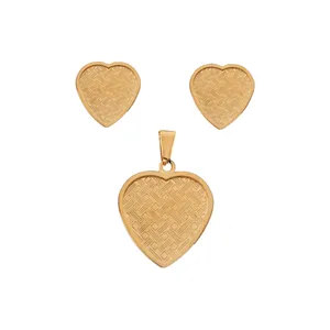 نیم ست زنانه مدل قلبی کد 1425