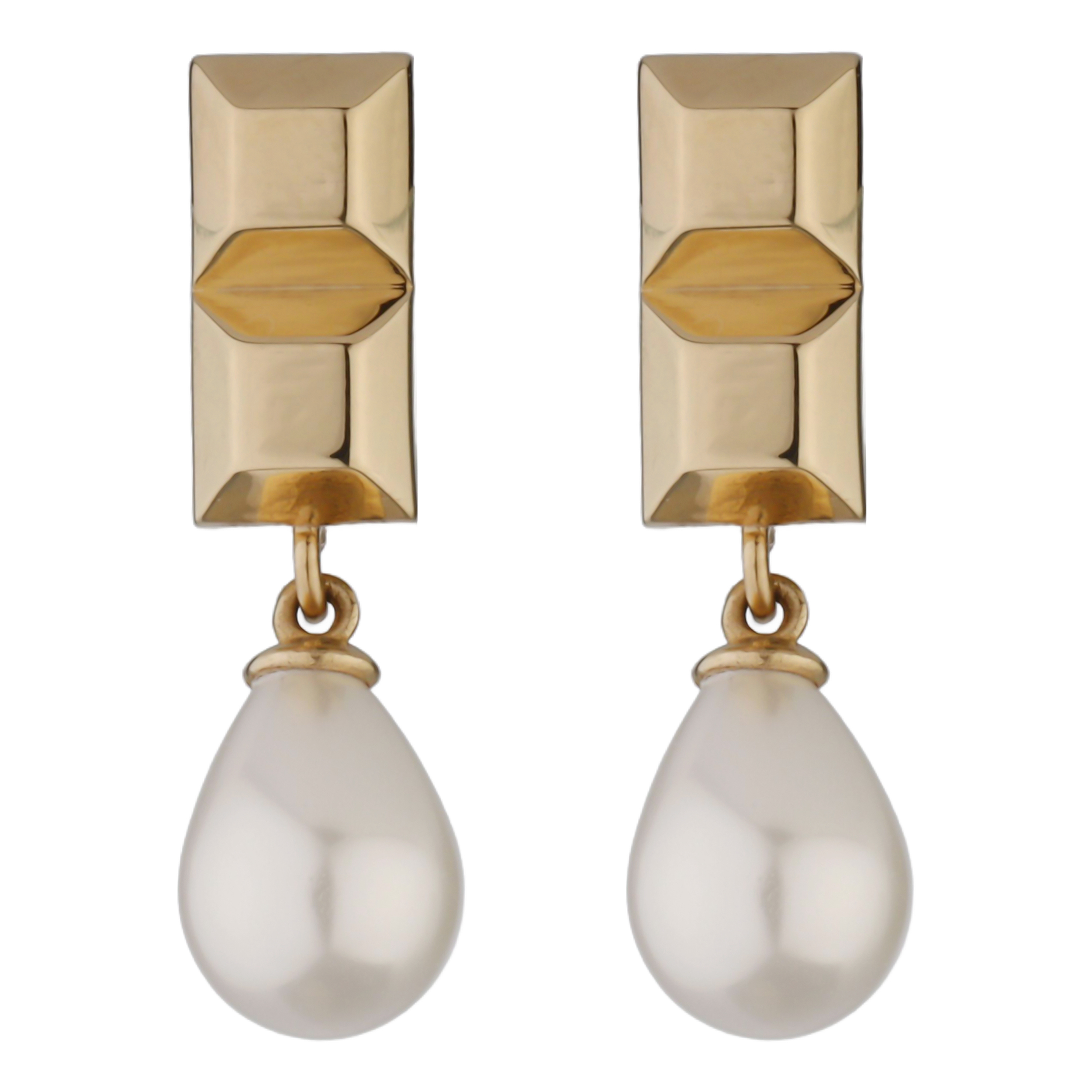 گوشواره طلا 18 عیار زنانه تاج مدل G326