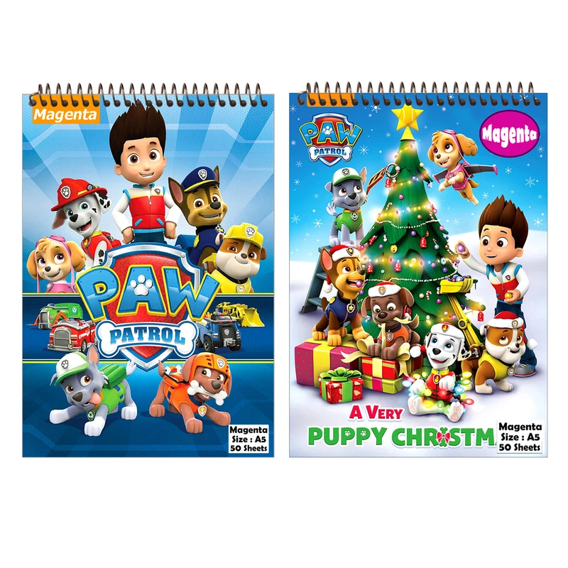 دفتر نقاشی مجنتا طرح سگهای نگهبان کد 4 بسته 2 عددی