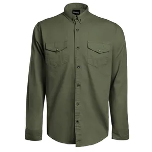 پیراهن آستین بلند مردانه وینترهارت مدل کتان کد M2014007SH