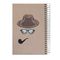 دفترچه یادداشت 100 برگ دوکا مدل 1/8 طرح کلاه