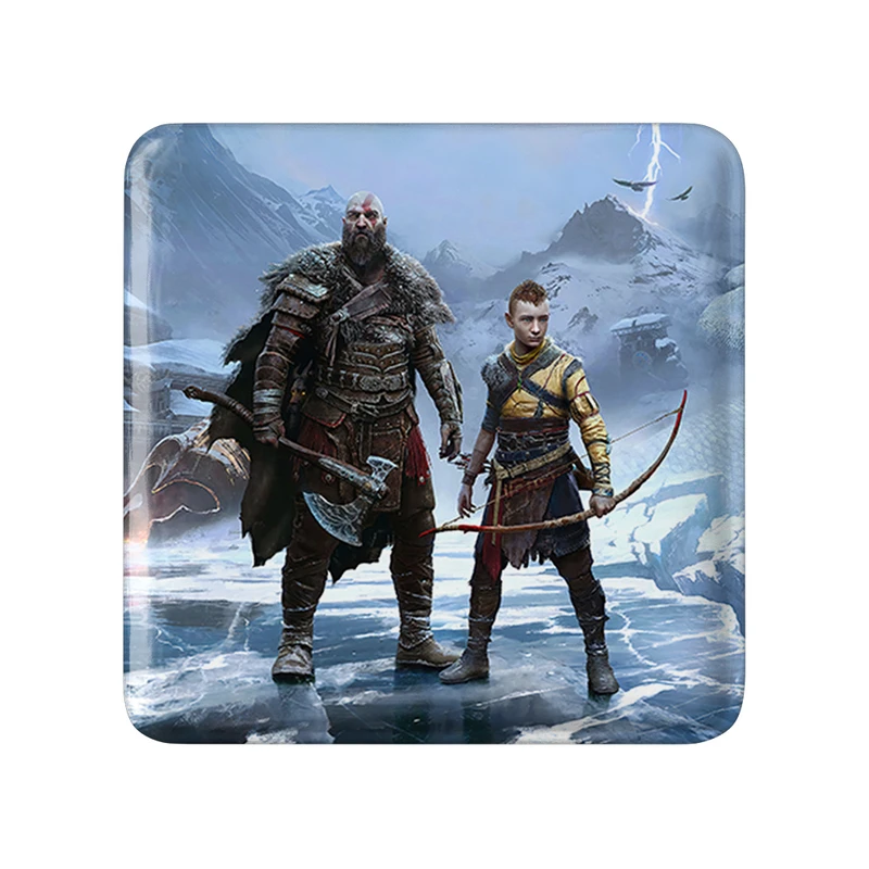 پیکسل خندالو طرح کاور رسمی بازی گاد آف وار مدل مربعی کد 30404