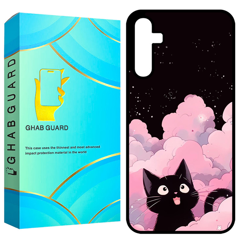 کاور قاب گارد طرح گربه مدل GCHPA35 مناسب برای گوشی موبایل سامسونگ Galaxy A35 5G