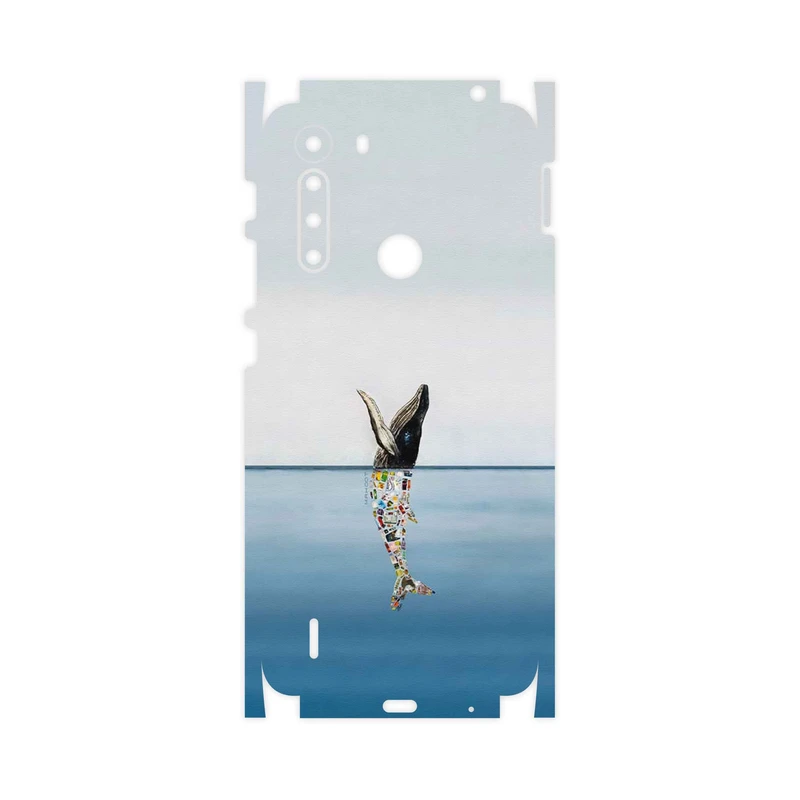 برچسب پوششی ماهوت مدل Collage of Sea Trash-FullSkin مناسب برای گوشی موبایل موتورولا One Fusion
