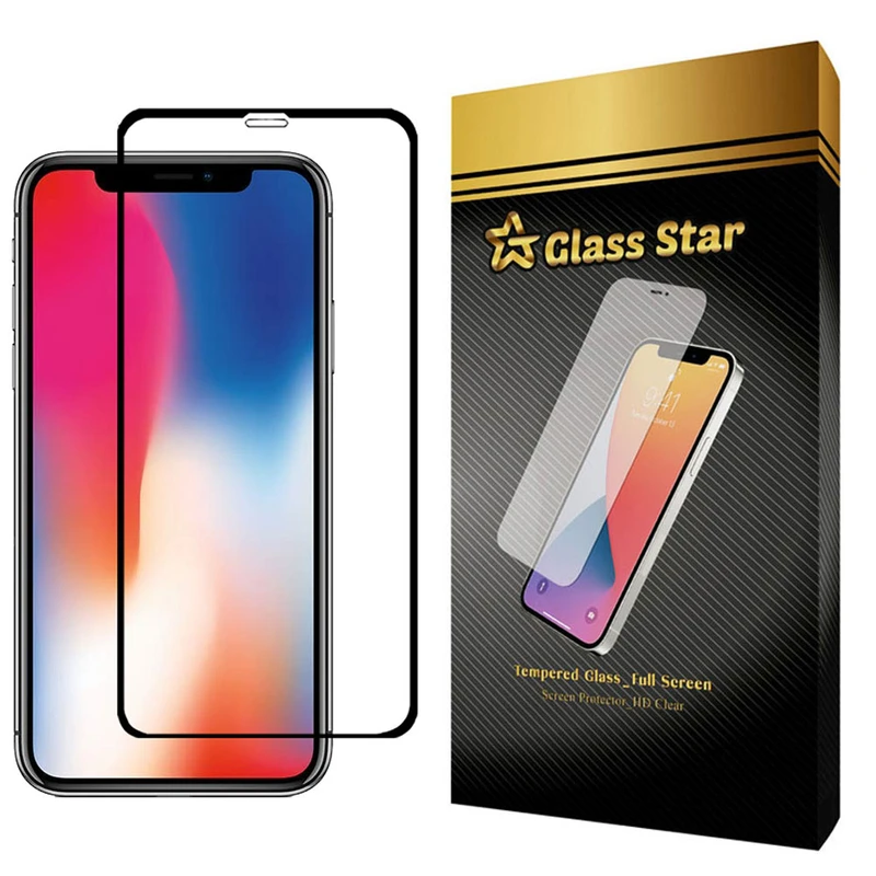 محافظ صفحه نمایش گلس استار مدل FU مناسب برای گوشی موبایل اپل iPhone X