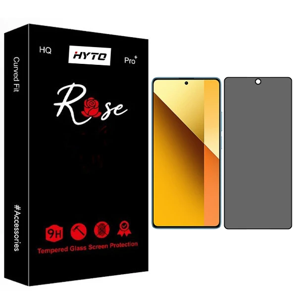 محافظ صفحه نمایش حریم شخصی هیتو مدل Rose Touch 005 مناسب برای گوشی موبایل شیائومی redmi Note 13 pro 5G / note 13 / k70 
