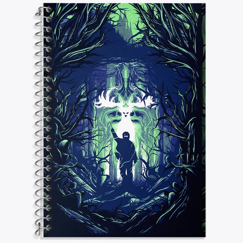 دفتر زبان 50 برگ خندالو مدل سه خط طرح هری پاتر (Harry Potter) کد F855