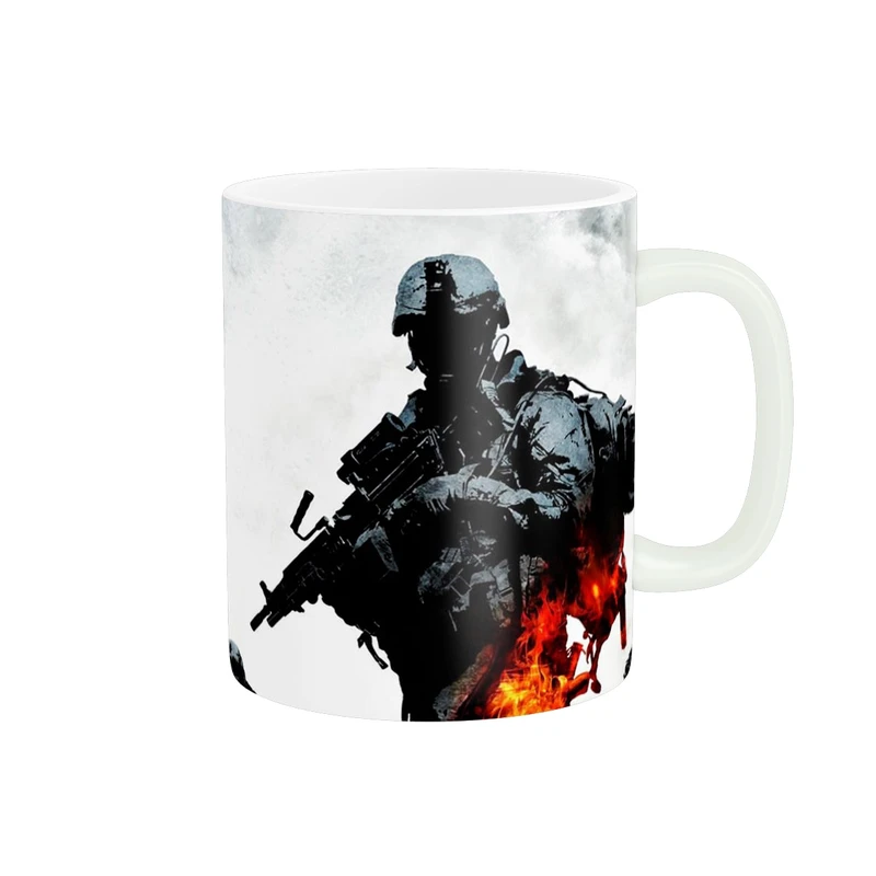 ماگ طرح بازی میدان جنگ Battlefield کد wall-10