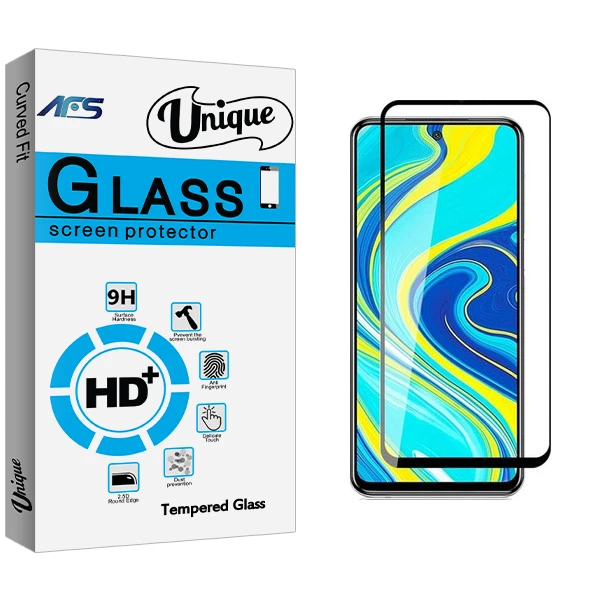 محافظ صفحه نمایش سرامیکی ای اف اس مدل Unique Glass مناسب برای گوشی موبایل شیائومی REDMI NOTE9S/REDMI NOTE9 PRO