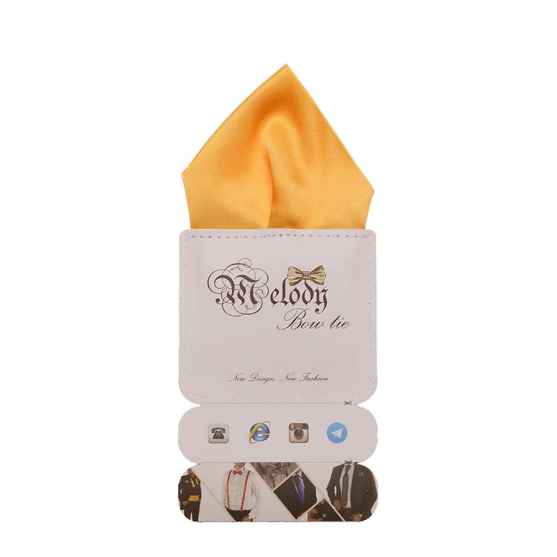 دستمال جیب مردانه ملودی مدل PS5102MSOyllw