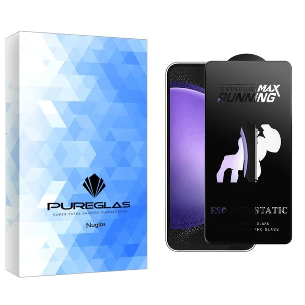 محافظ صفحه نمایش پیور گلس مدل NueGlasnewpkg Running Max مناسب برای گوشی موبایل سامسونگ Galaxy A54
