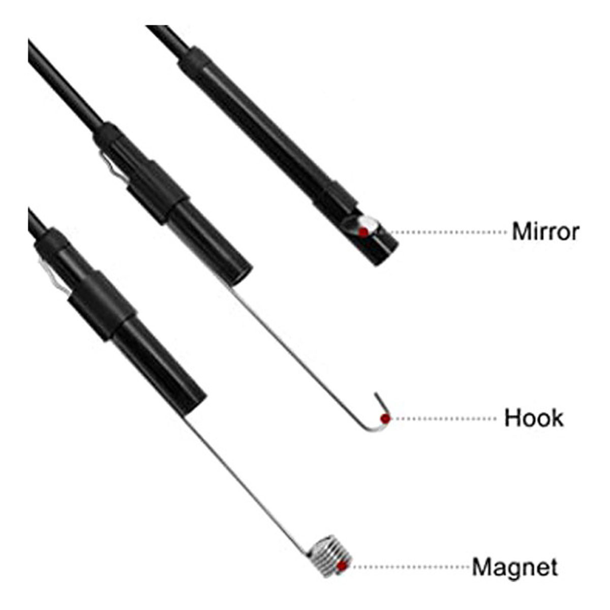 دوربین شلنگی مدل فلزی شکل پذیر کد 5M LED NEW