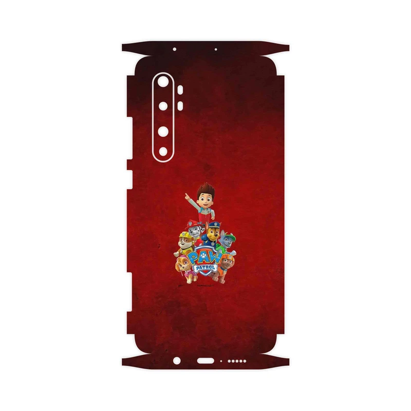 برچسب پوششی ماهوت مدل Paw Patrol-FullSkin مناسب برای گوشی موبایل شیائومی Mi Note 10 Lite