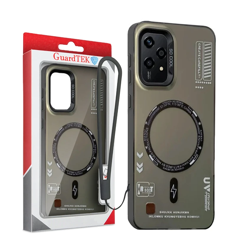 کاور گاردتک اساک مدل SoCool_Strap مناسب برای گوشی موبایل آنر 200 Lite به همراه بند آویز